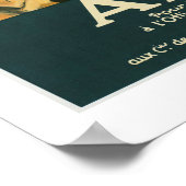 アルジェリア・ヴィンテージ旅行ポスター ポスター (角)