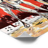 アルジェリア・ヴィンテージ旅行ポスター ポスター (角)