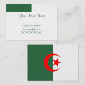 アルジェリア 名刺 (正面/裏面)