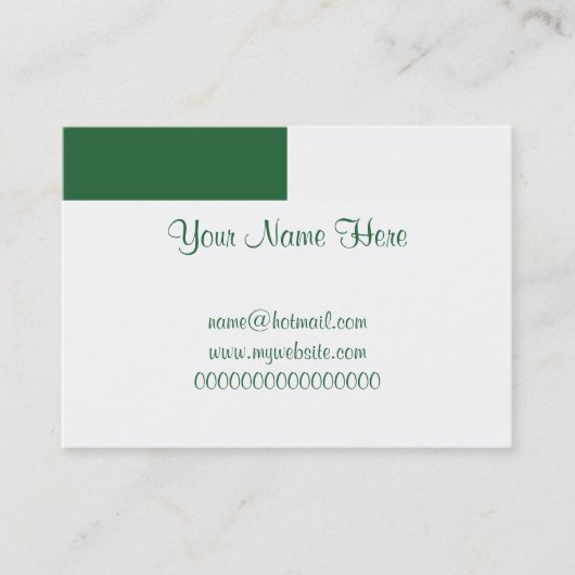 アルジェリア 名刺 (正面)