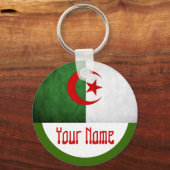 アルジェリア – 国旗 キーホルダー (正面)