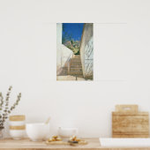 アルジェリア，庭園の階段， 1883 ポスター (キッチン)