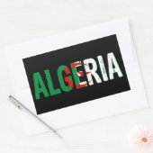 アルジェリア 長方形シール (封筒)