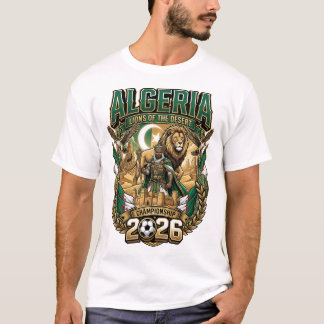 アルジェリア 2026 ファンTシャツ Tシャツ