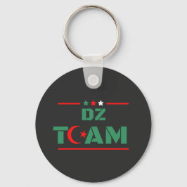アルジェリアDZチームアルジェリア国旗の色DZパワー キーホルダー