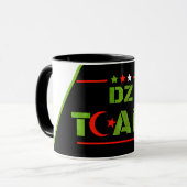 アルジェリアDZチームアルジェリア国旗の色DZパワー マグカップ (正面左)