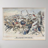 アルジェロ・モロッコのフロンティアフランスので ポスター (正面)