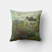 アルジェンの芸術家の庭 – モネ(1873年) クッション (裏面)