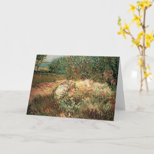 アルジェンソン公園アスニエール ヴィンセント・ヴァン・ゴッホ カード (黄色い花)