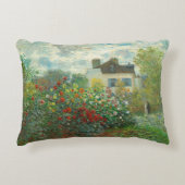 アルジェンティーユのモネ絵画アーティストガーデン アクセントクッション (正面)