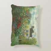 アルジェンティーユのモネ絵画アーティストガーデン アクセントクッション (裏面(縦))