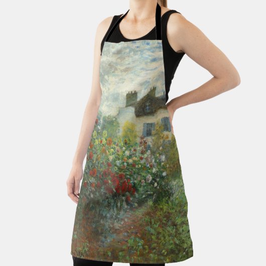 アルジェンティーユのモネ絵画アーティストガーデン エプロン (インサイチュ)