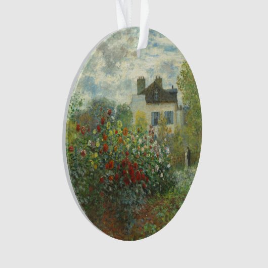 アルジェンティーユのモネ絵画アーティストガーデン オーナメント (正面)
