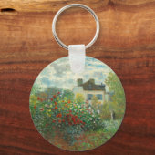 アルジェンティーユのモネ絵画アーティストガーデン キーホルダー (正面)