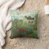 アルジェンティーユのモネ絵画アーティストガーデン クッション (ブランケット)