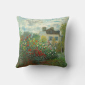 アルジェンティーユのモネ絵画アーティストガーデン クッション (裏面)