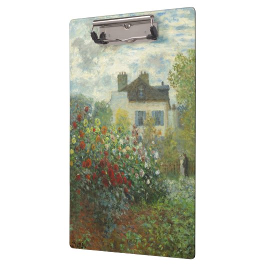 アルジェンティーユのモネ絵画アーティストガーデン クリップボード (左)