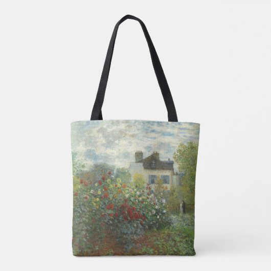 アルジェンティーユのモネ絵画アーティストガーデン トートバッグ (裏面)