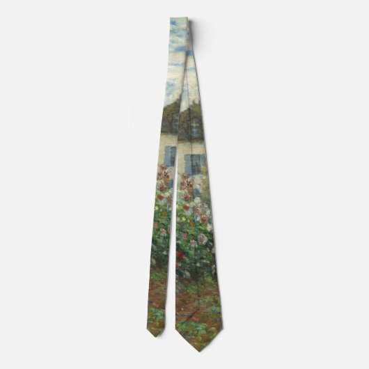 アルジェンティーユのモネ絵画アーティストガーデン ネクタイ (裏面)