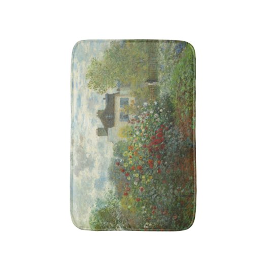 アルジェンティーユのモネ絵画アーティストガーデン バスマット (正面縦)