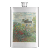 アルジェンティーユのモネ絵画アーティストガーデン フラスク (正面)