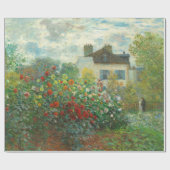 アルジェンティーユのモネ絵画アーティストガーデン ラッピングペーパー (フラット)