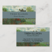 アルジェンティーユのモネ絵画アーティストガーデン 名刺 (正面/裏面)