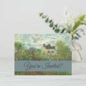 アルジェンティーユのモネ絵画アーティストガーデン 招待状 (スタンド正面)