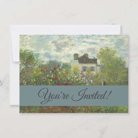 アルジェンティーユのモネ絵画アーティストガーデン 招待状 (正面)