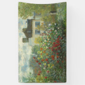 アルジェンティーユのモネ絵画アーティストガーデン 横断幕 (縦)