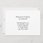 アルジェンティーユ近くのポピー畑byクロード・モネ 招待状 (裏面)