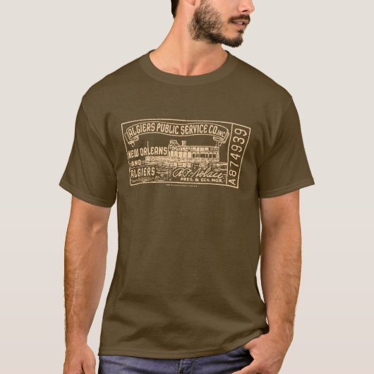 アルジェ公営フェリー乗車券Tシャツ Tシャツ (正面)