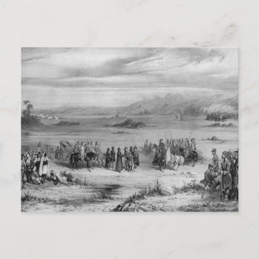 アルジェ司教による囚人の交換 ポストカード (正面)