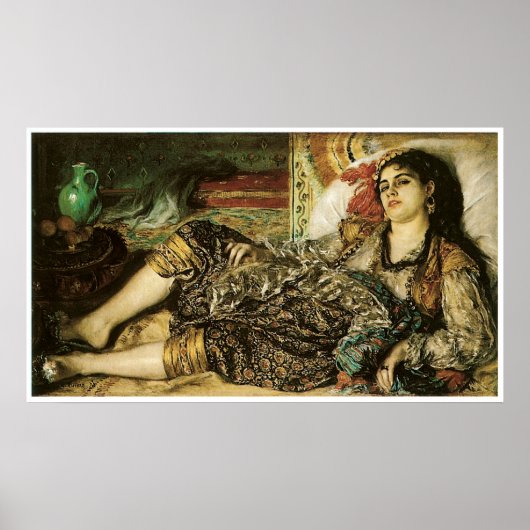 アルジェ1870年ピエール・アグステルノアールの女 ポスター (正面)