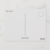 アルジェ・アルジェリアの雨の日 ポストカード (裏面)