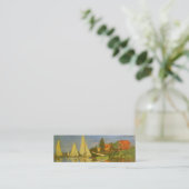 アルジャントゥイユのレガッタ(クロード・モネ) スキニー名刺 (スタンド正面)