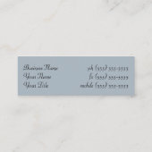 アルジャントゥイユのレガッタ by クロード・モネ スキニー名刺 (裏面)