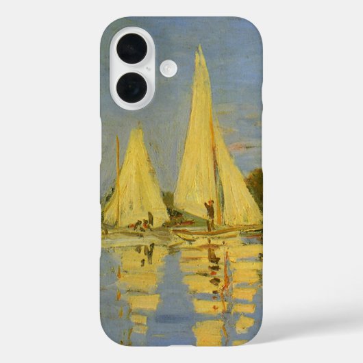 アルジャントゥイユのレガッタ by クロード・モネ Case-Mate iPhoneケース (裏面)