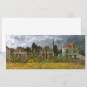 アルジャントゥイユの家 by Claude Monet, ヴィンテージアート (正面/裏面)