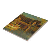 アルジャントゥイユの橋（クロード・モネ） タイル (側面)