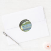 アルジャントゥイユの橋（仏: Pont d'Argenteuil） - ギュスターヴ・カイユボット ラウンドシール (封筒)