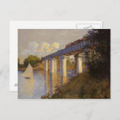 アルジャントゥイユの鉄道橋 ポストカード (正面/裏面)