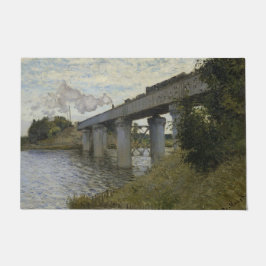 アルジャントゥイユの鉄道橋 (モネ作) ドアマット