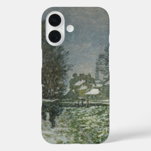 アルジャントゥイユの雪（クロード・モネ） iPhone 16ケース