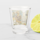 アルジャントゥイユ エドゥアール・マネ ショットグラス (裏面)