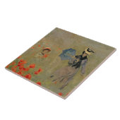 アルジャントゥーユの近くのクロード・モネ|の野生のケシ、 タイル (側面)