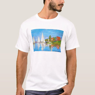 アルジャントゥーユクロード・モネのレガッタ Tシャツ