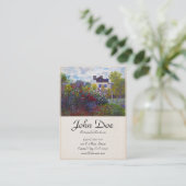 アルジャントゥーユクロード・モネのMonetの庭 名刺 (スタンド正面)