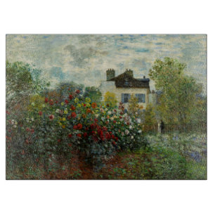 アルジャントゥーユ1873年(Monet)の芸術家の庭 カッティングボード