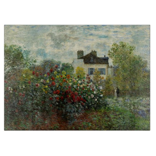 アルジャントゥーユ1873年(Monet)の芸術家の庭 カッティングボード (正面)